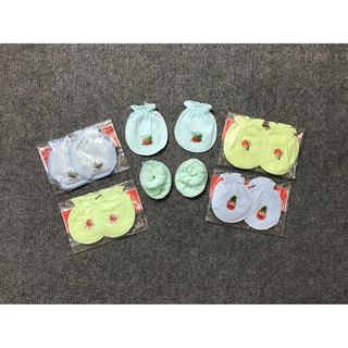 Bao tay chân sơ sinh Minh Hoàng các màu cho bé - Vớ tay chân cho bé sơ sinh