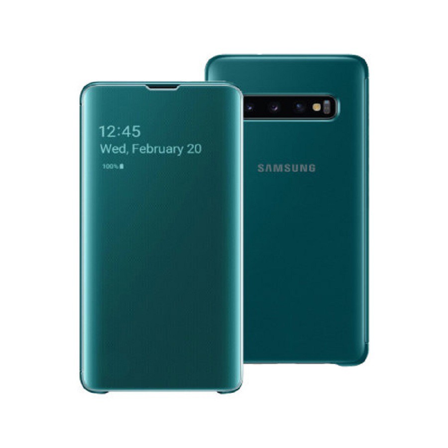 Bao Da Clear View Galaxy S10 Chính Hãng