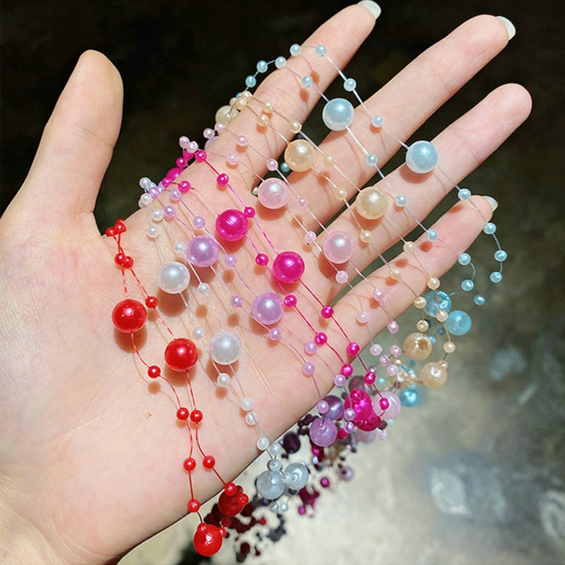 Dây Cột Tóc Đính Ngọc Trai Xinh Xắn Cho Bé Gái