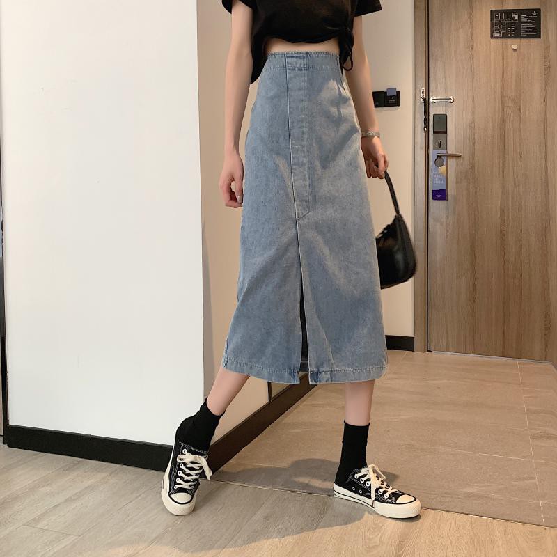 [Mã FADIRECT20 giảm 20K đơn 150K] [SẴN] Váy jean dài Ulzzang Quảng Châu VJD6 | BigBuy360 - bigbuy360.vn