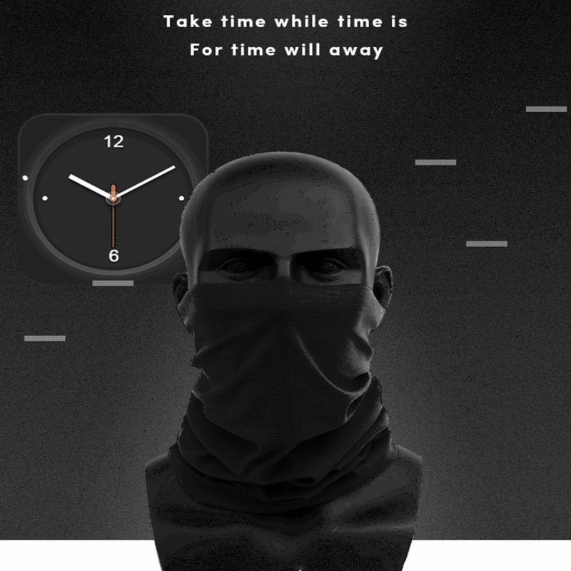 Khăn Ống Bằng Sợi Micro Giữ Ấm Đa Năng Tiện Dụng Khi Lái Xe Máy