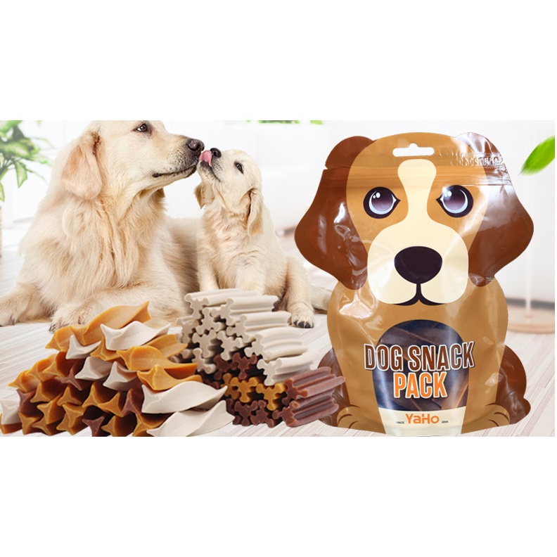 bánh thưởng sạch răng cho chó dog snack pack Yahoo túi 120g