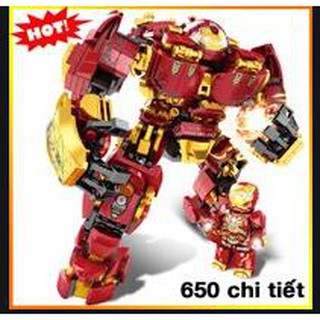 (BÁN LỖ LẤY ĐƠN) Đồ chơi lego lắp ghép người sắt 650 và 813 mảnh  giúp bé rèn luyện đôi tay khéo léo, phát triển trí tuệ