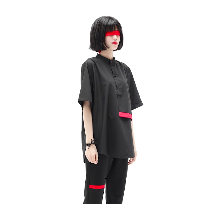 Áo sơ mi tay ngắn TSUKI SHIRT (Đen) - ZUNEZX | BigBuy360 - bigbuy360.vn