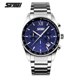Đồng hồ Skmei mặt tròn dây inox chính hãng