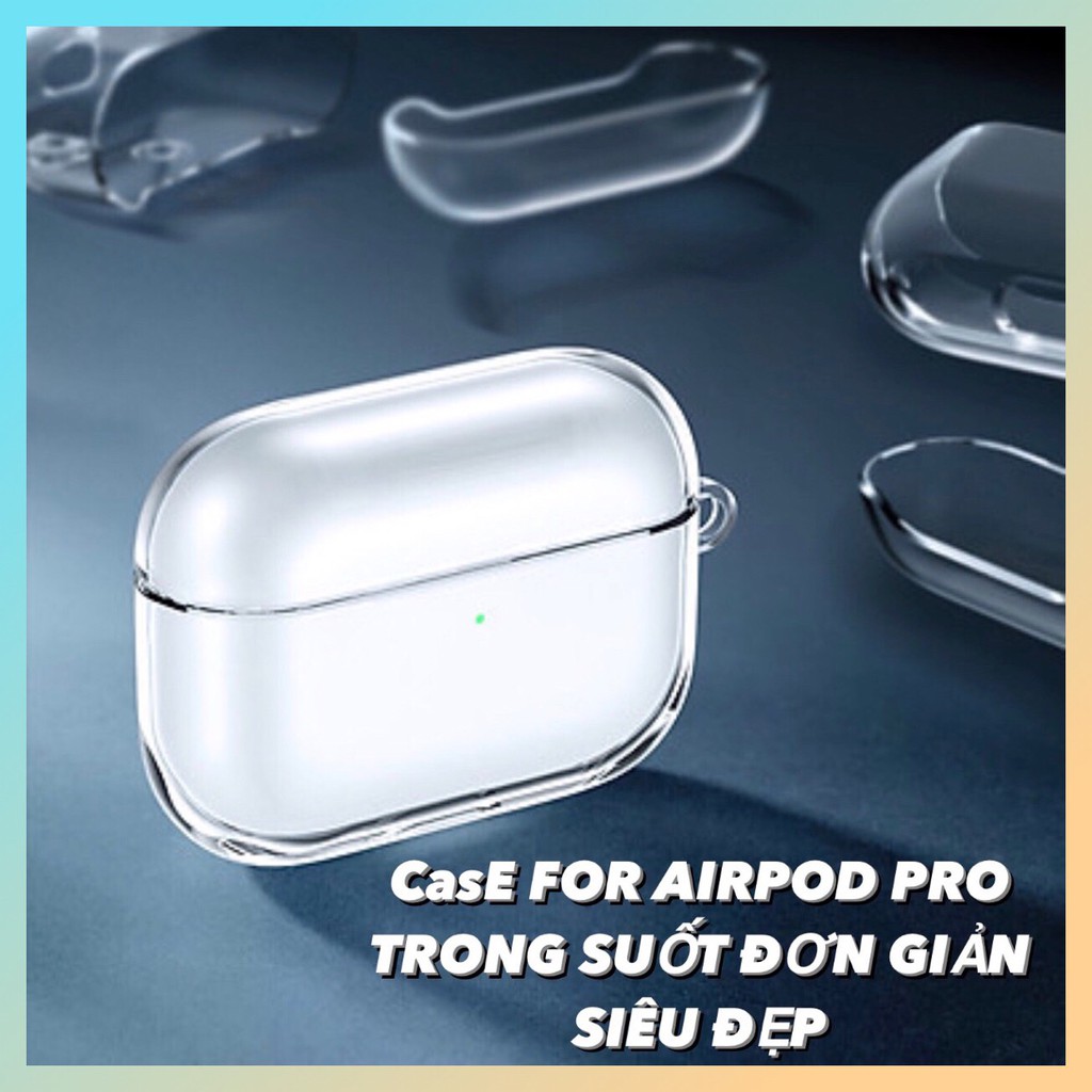 Case airpod 2 trong suốt,case airpod pro trong suốt,vừa bảo vệ tai nghe,vừa giữ nguyên nét đẹp,chống va đập,sử dụng tốt.