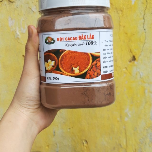 500g bột cacao nguyên chất