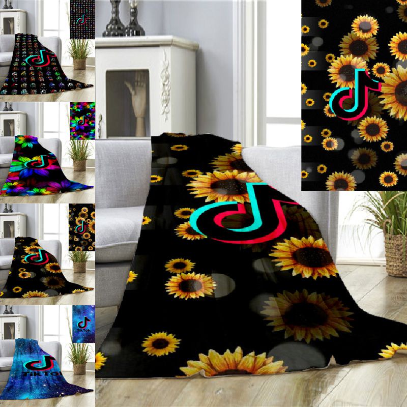 Chăn Bông Mềm Mại In Hình Tik 3D