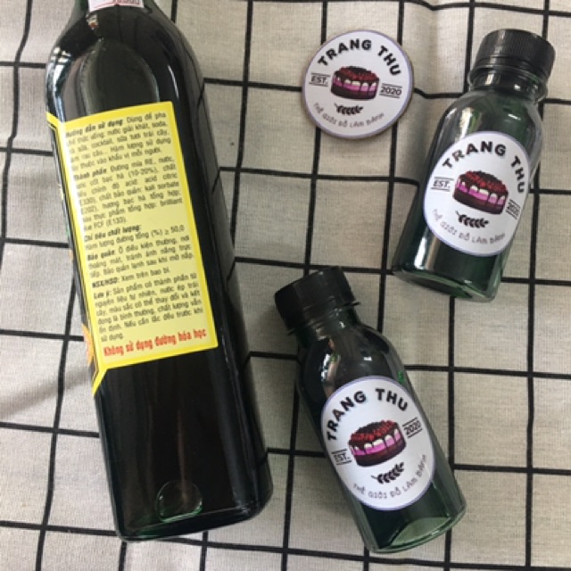 SIRO / SYRUP GOLDEN FARM VỊ SẢ 520ml - làm trà đào cam sả cực ngon