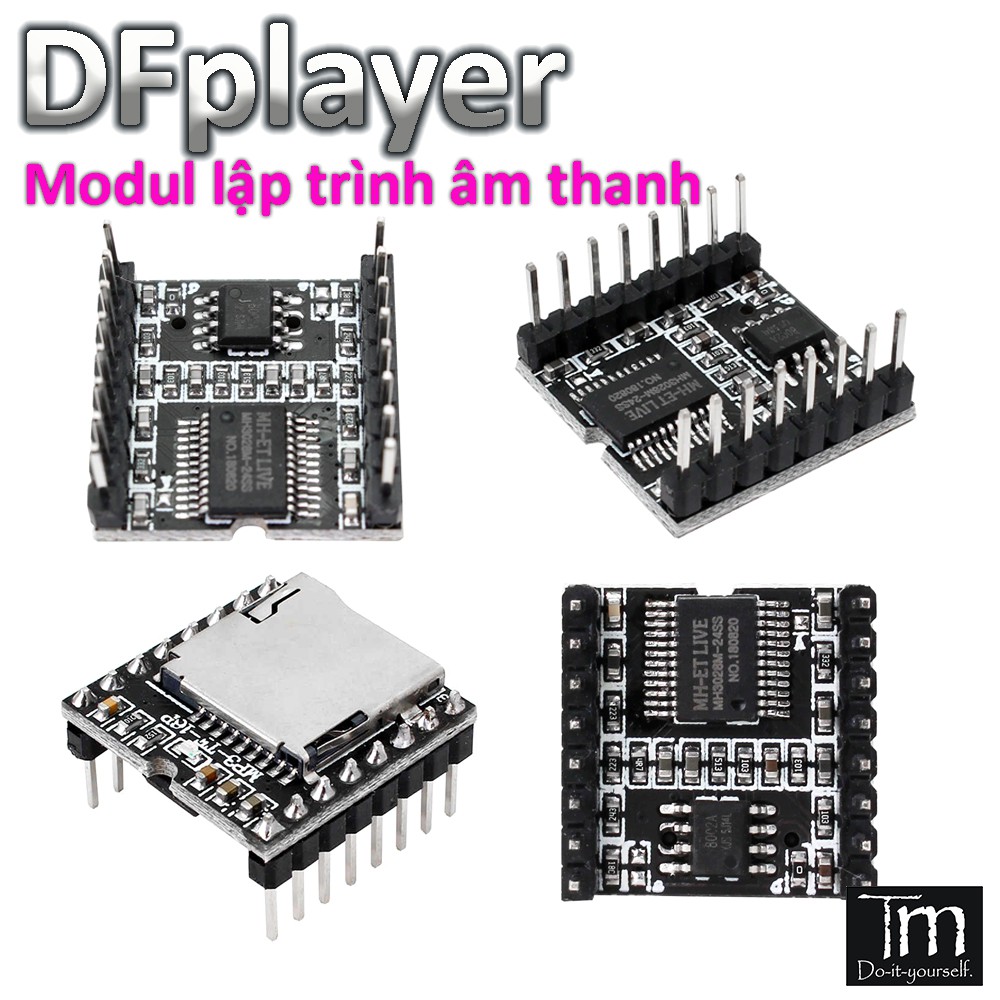 [Mã ELHACE giảm 4% đơn 300K] Modul Lập Trình Âm Thanh Điều Khiển Phát Nhạc MP3 DFPlayer Mini