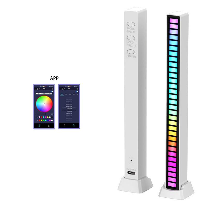 Thanh đèn led rgb nháy theo nhạc 16 TRIỆU MÀU điều khiển bằng cảm biến âm thanh siêu nhạy đèn trang trí decor phòng