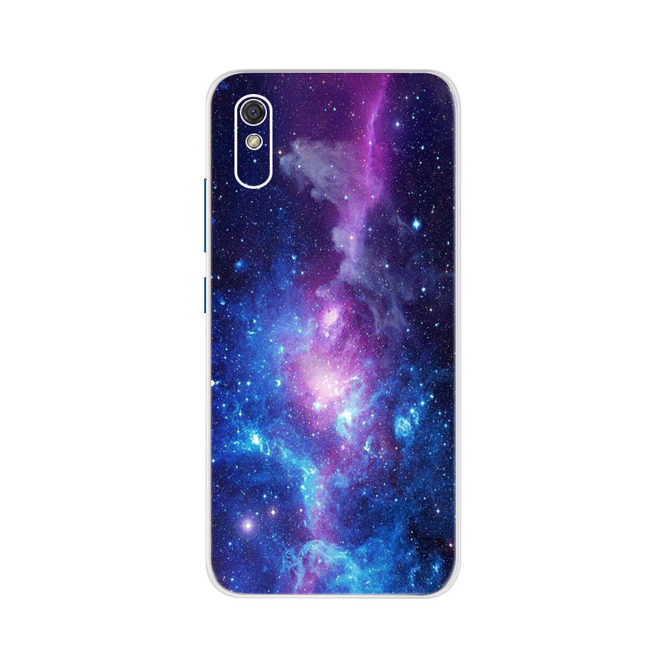 Ốp điện thoại TPU silicon dẻo in họa tiết đáng yêu cho Xiaomi Redmi 9A