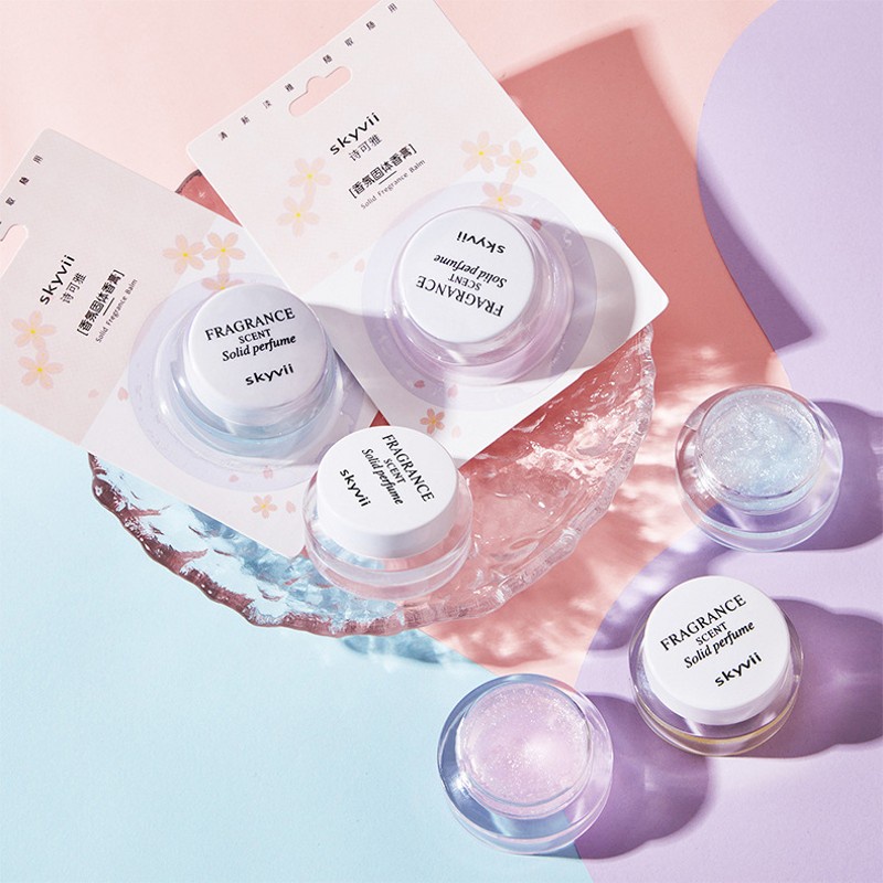 [Hàng mới về] Nước hoa sáp kim tuyến chảy 4 hương trái cây tùy chọn 3.8g