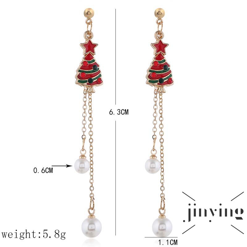 GETNOIVAS khuyên tai dáng dài dễ thương xinh xắn cho nữ