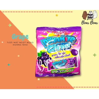 Kẹo bạc hà 3 viên Dynamite Chews 125g