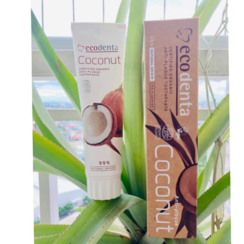 Kem đánh răng dừa Ecodenta 100ml