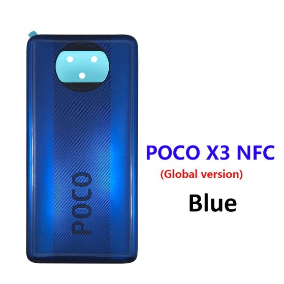Nắp lưng Poco X3 / X3 Pro NFC - Chất liệu kính, Có quà tặng kèm