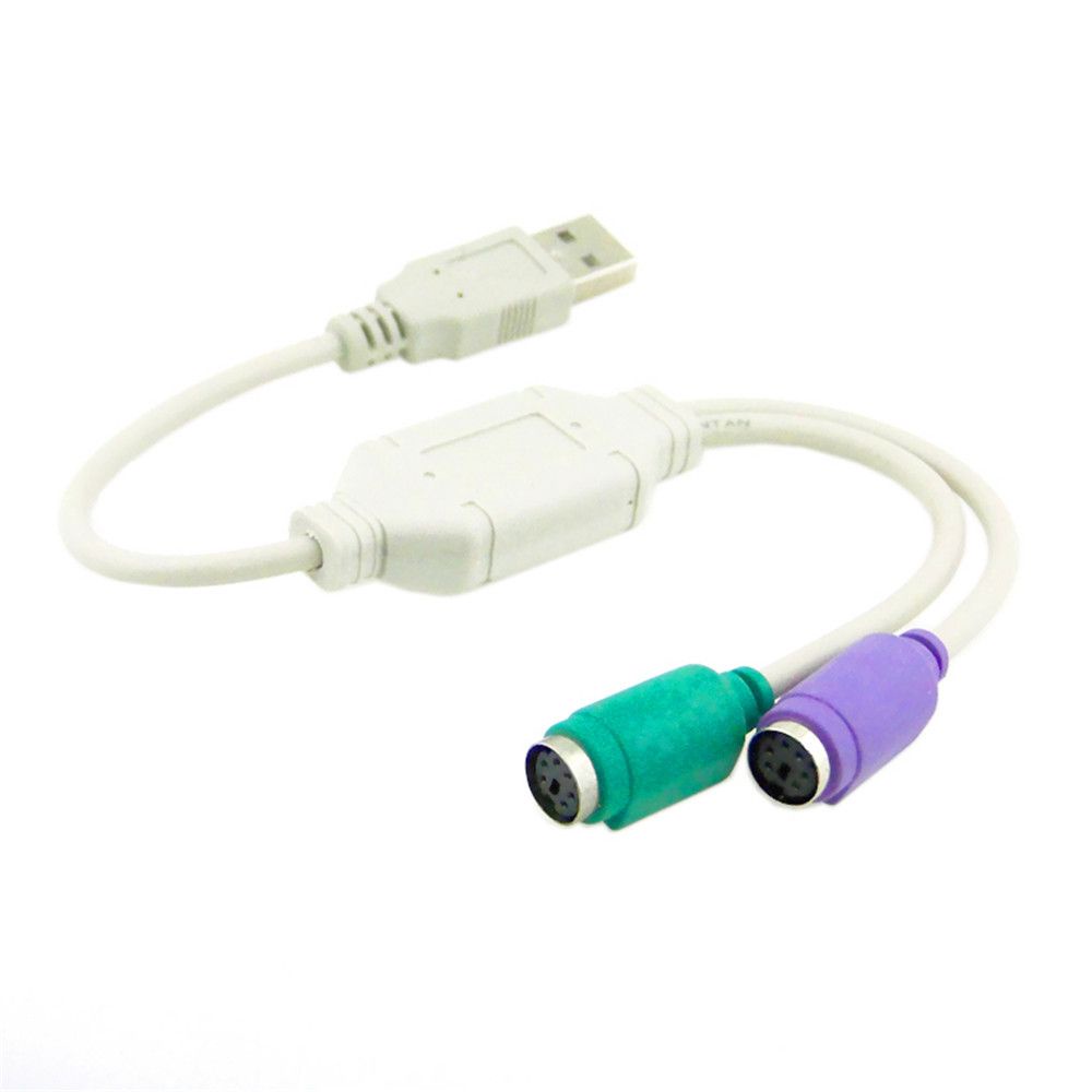 Bộ chuyển đổi đầu cắm cáp USB sang ổ cắm PS2 chất lượng cao cho máy tính