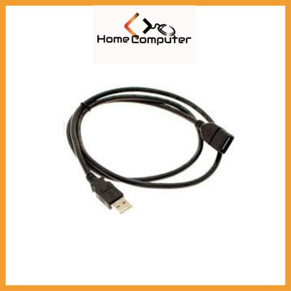 Dây Nối Dài Usb, Cáp Nối Dài USB 2.0 Dài 1.5m, 3m, 5m Đen chống nhiễu hàng chất lượng - Home.mall