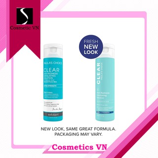 Dung dịch tẩy da chết chuyên sâu BHA 2% Paula’s Choice Clear Extra Strength Anti-Redness Exfoliating Solution 2% BHA