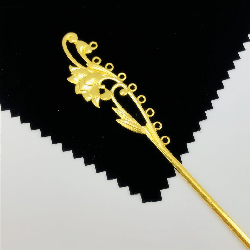 1 cán trâm cài tóc cổ trang 150mm nguyên liệu làm trâm làm trang sức cổ trang cosplay cổ phục có màu KC