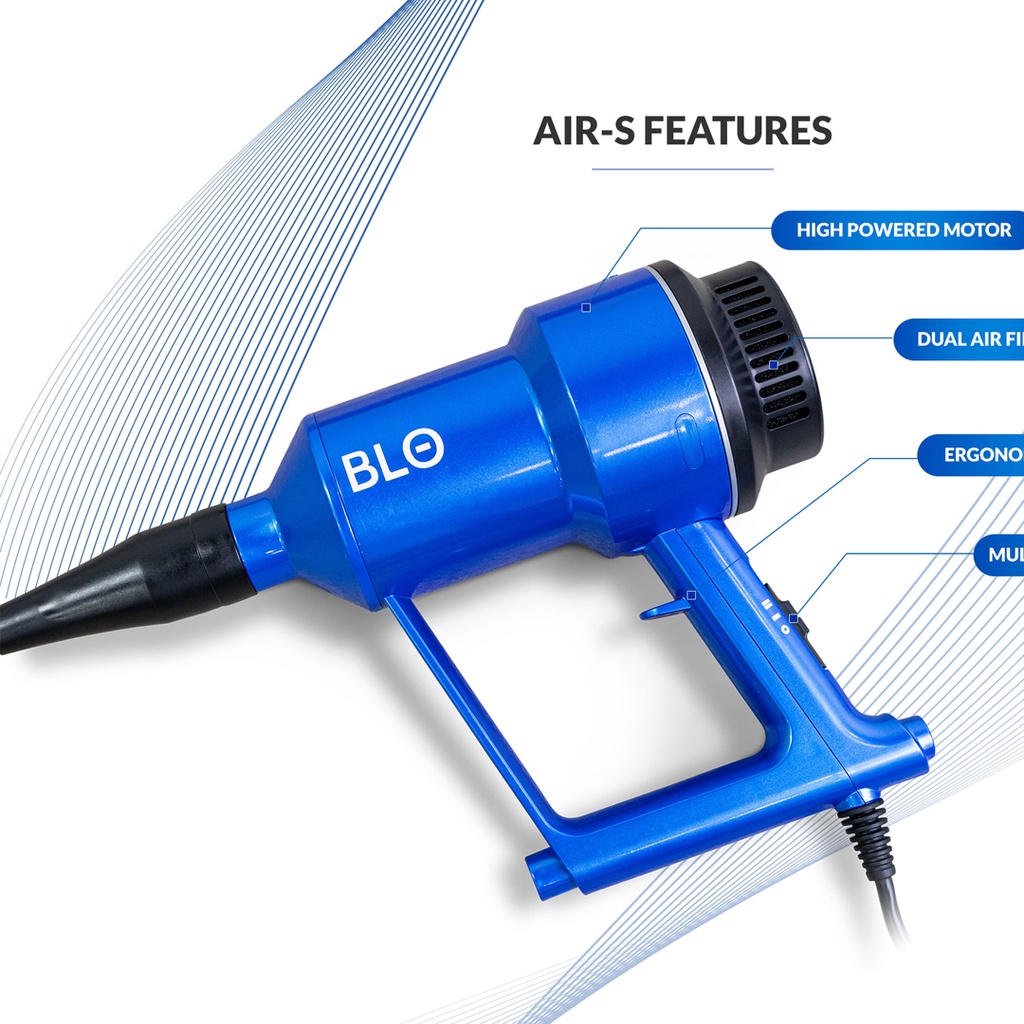 Máy thổi khô nước sau khi rửa xe công suất 1200W BLO AIR-S