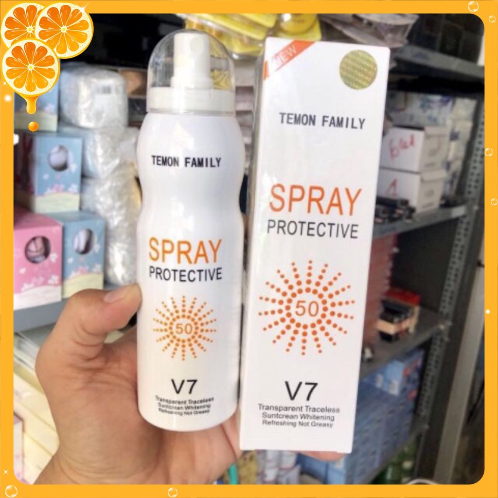 (NEW) Kem chống nắng dạng xịt Spray Protective V7 (HÌNH CHỤP THẬT) hàng mới