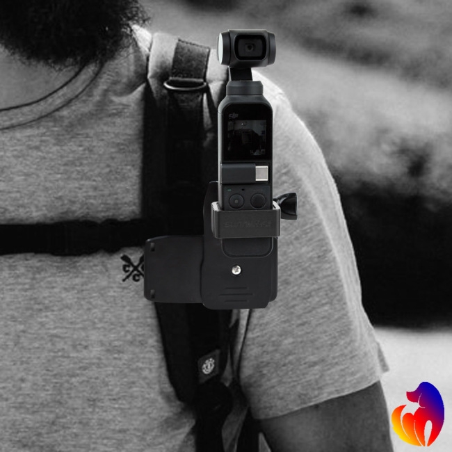 Blackhole Kẹp gắn ba lô hợp kim nhôm cho DJI Osmo Pocket Gimbal GoPro | BigBuy360 - bigbuy360.vn
