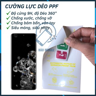 Miếng dán dẻo PPF cho samsung s20 Ultra 5G dán full màn cong