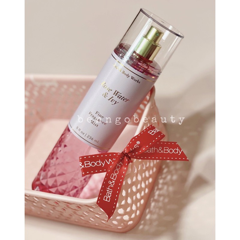 [BILL MỸ] ROSE WATER ROSE & IVY - BỘ XỊT THƠM DƯỠNG THỂ BATH AND BODY WORKS