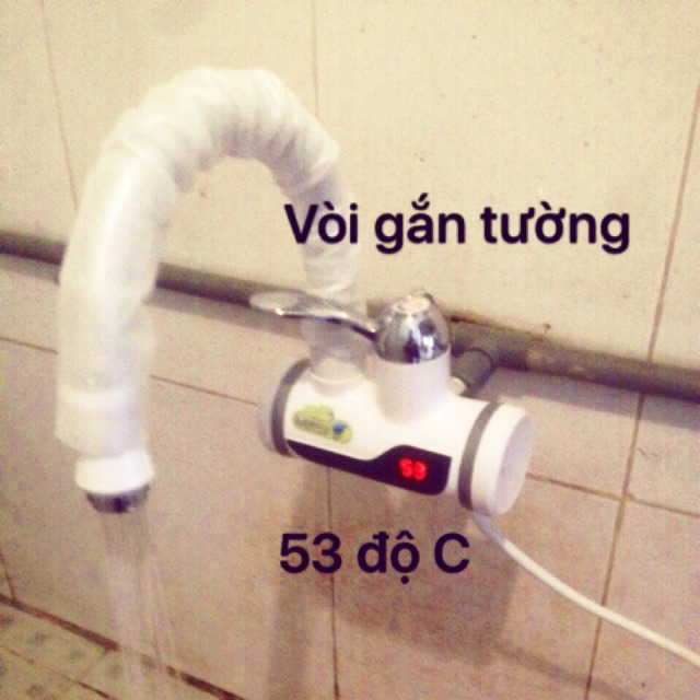 Vòi nước nóng gắn tường