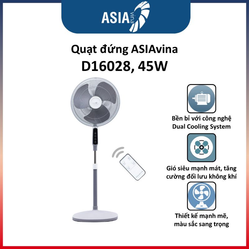 Quạt đứng Asia D16028 - 45W