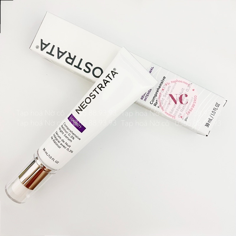 Serum chống lão hóa, giảm sắc tố da Neostrata Comprehensive Retinol 0.3% Night Serum 30ml
