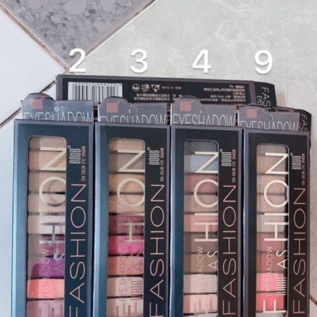 Phấn mắt 10 ô Fashion boub