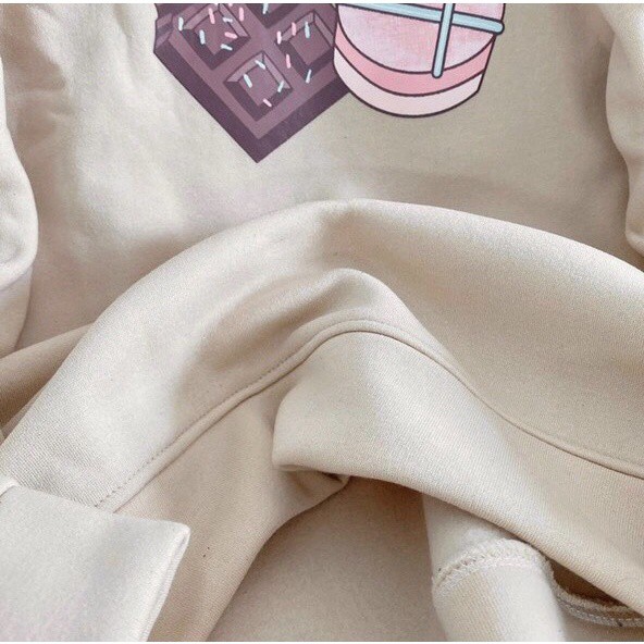 Áo Sweater nỉ in chữ Hàn Quốc- Nỉ ngoại dài tay dáng rộng Ulzzang | BigBuy360 - bigbuy360.vn