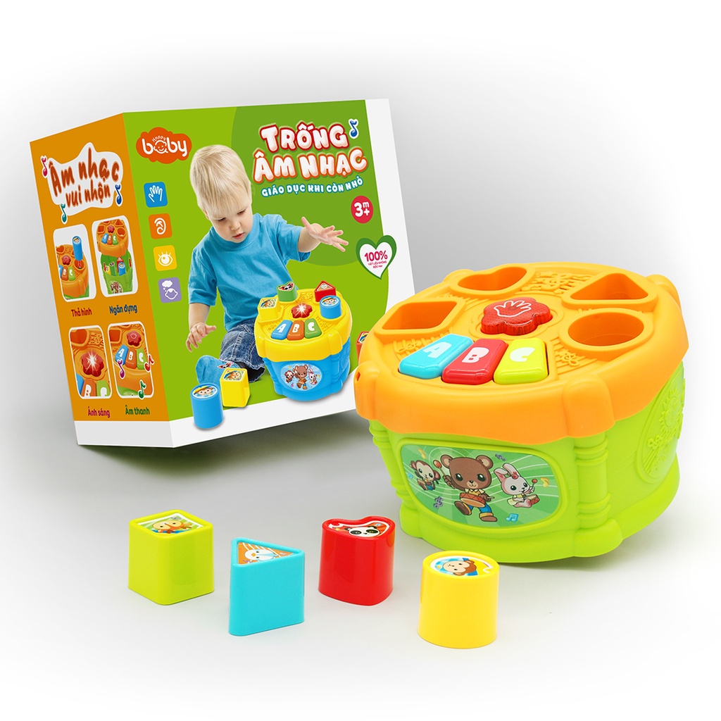 Đồ Chơi  Baby Rock Star DUKA TOYS - Trống Âm Nhạc An Toàn Cho Trẻ