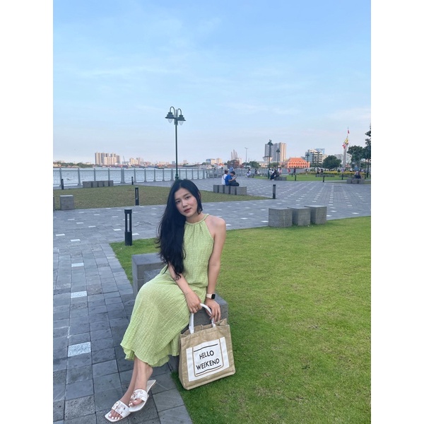 [ Ảnh thật shop tự chụp] Đầm - Váy yếm cổ tết Nàng thơ xinh tuyệt vời | BigBuy360 - bigbuy360.vn