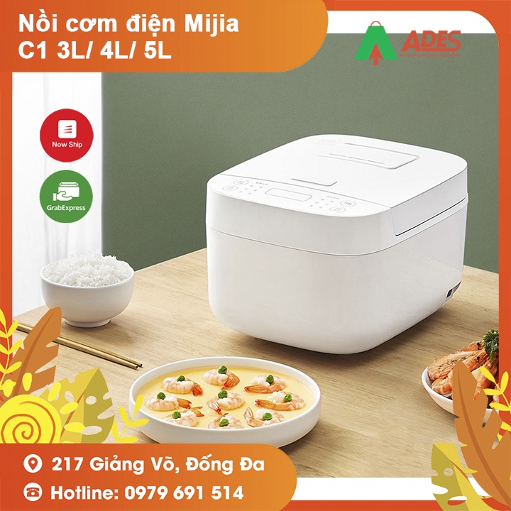 Nồi cơm điện Xiaomi Mijia C1 3L/ 4L/ 5L - Nồi cơm điện đa năng - Bảo hành chính hãng