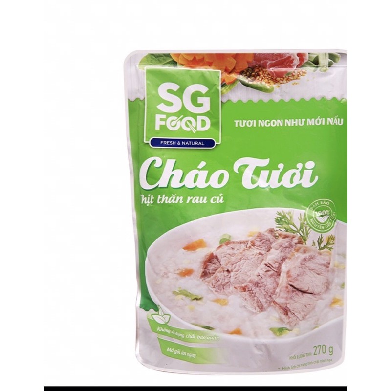 Cháo tươi Deli Sài Gòn Food 270g cho mọi lứa tuổi date mới [Đại lí lĩnh Nam HN] | BigBuy360 - bigbuy360.vn