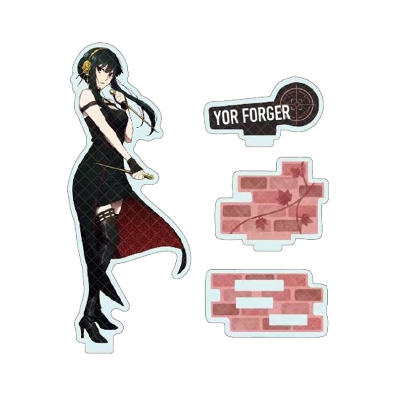 Giá Đỡ Mô Hình Nhân Vật Loid Yor Anya Bằng Acrylic Hoạt Hình SPY×FAMILY