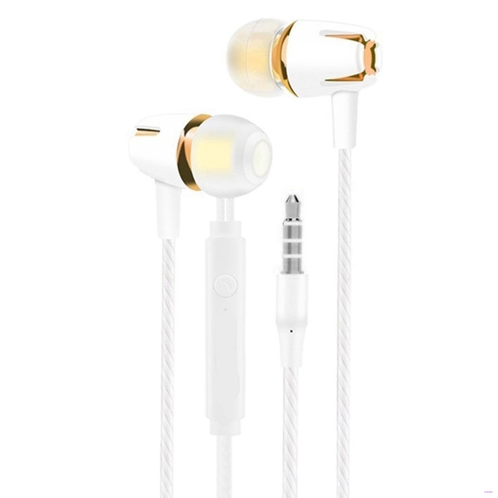 In Ear Earphone Running Sports Headphone Wired Earplug Headset with Microphone for Android for IOS