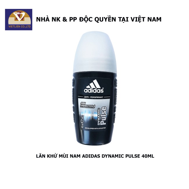 COMBO Lăn Khử Mùi Nam Adidas Dynamic Pulse 40ml + Xịt Khử Mùi Toàn Thân Nam Adidas Dynamic Pulse 150ml