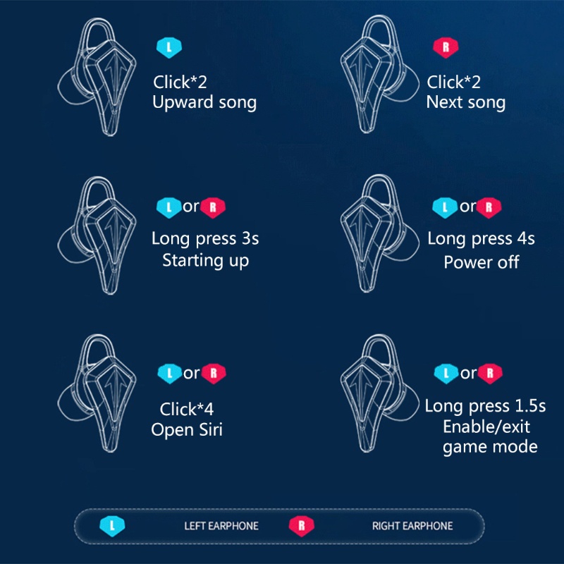 Tai Nghe zzz Không Dây Âm Thanh HiFi Stereo Tự Động Cho Nam Và Nữ