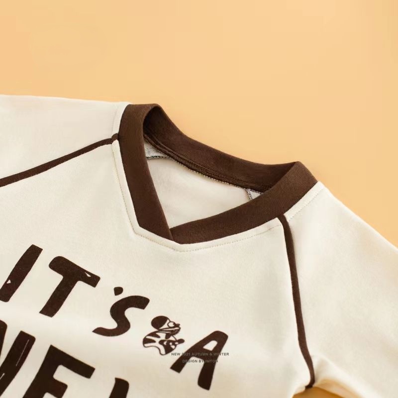 Áo Liền Quần Bằng Cotton Thời Trang Xuân Thu Cho Trẻ Em 0-18 Tháng Tuổi