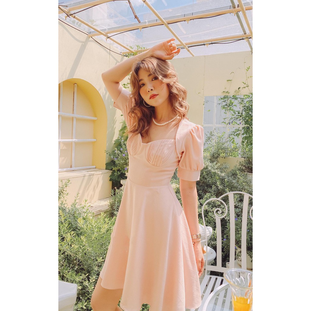 Đầm thiết kế hồng pastel Bree Dress Gem Clothing SP006144