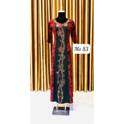 ĐẦM DẠ HỘI TRUNG NIÊN THUN KIM SA M83