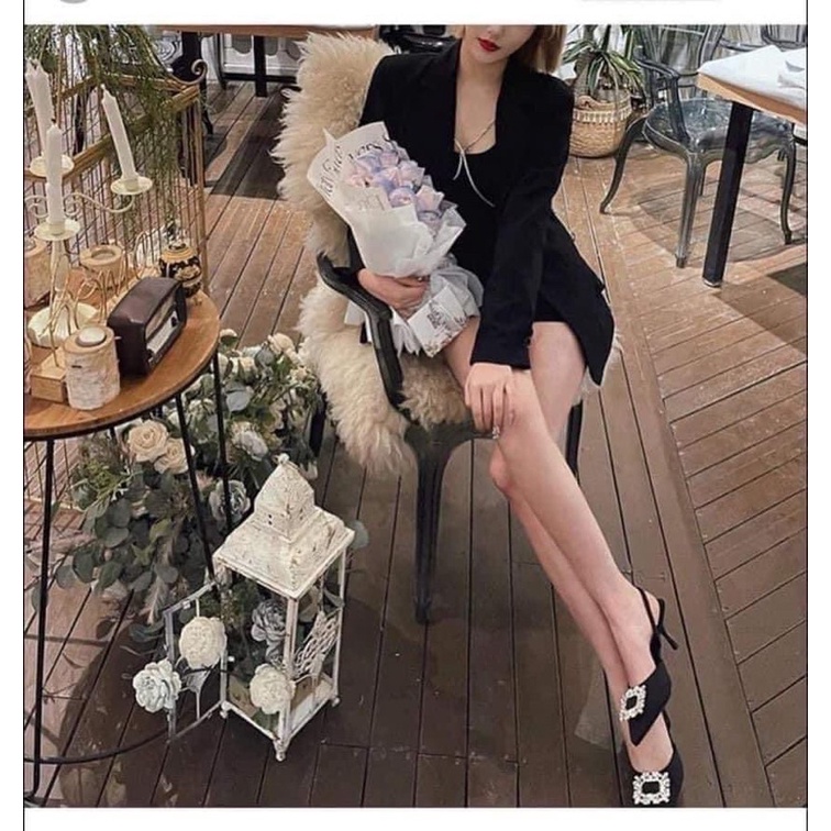 Mã E72-GUỐC ĐÍNH ĐÁ TRÒN HỞ GÓT