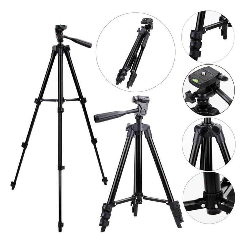 ☘☘Gậy chụp hình 3 chân Tripod 3120☘ cho điện thoại máy ảnh điện thoại