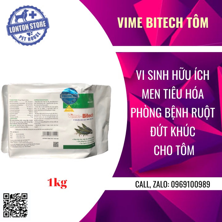 VEMEDIM Vime Bitech - vi sinh và enzyme đường ruột cho tôm  - Lonton store