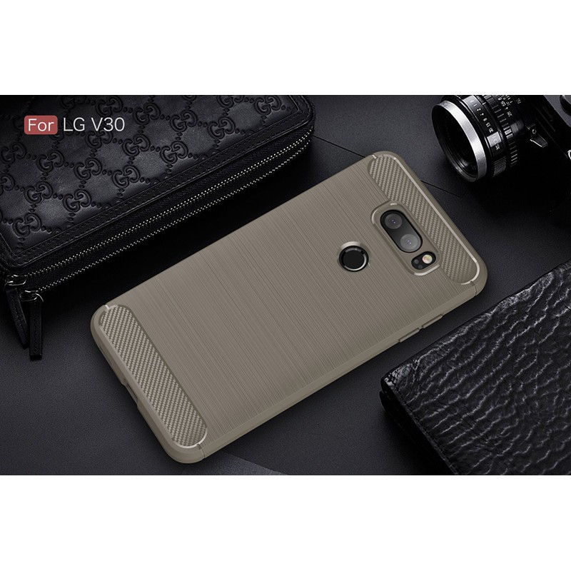 LG V30 / LG V35 Ốp lưng Ipaky carbon fiber